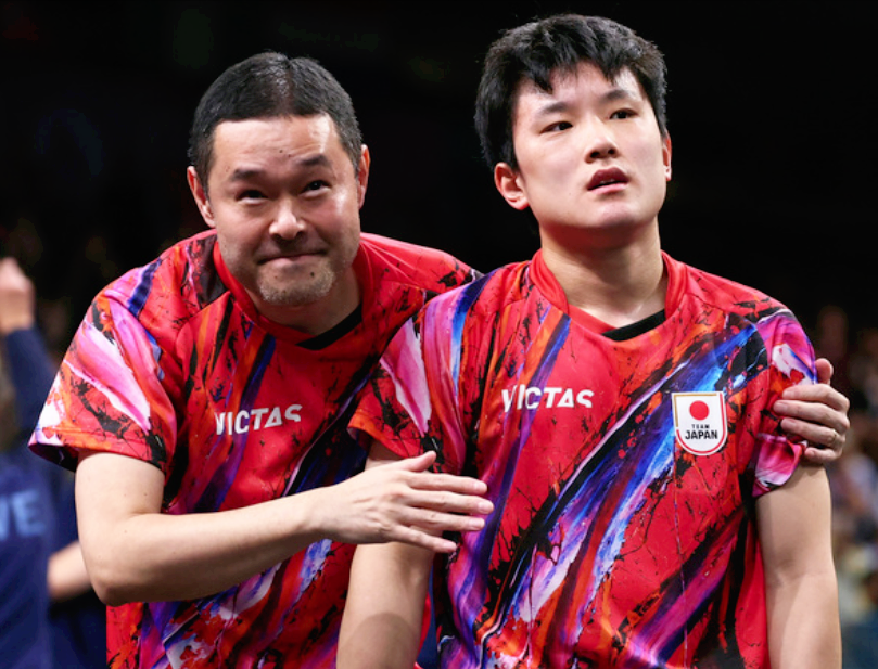 法国队完胜德国队，张本智和扛起全队